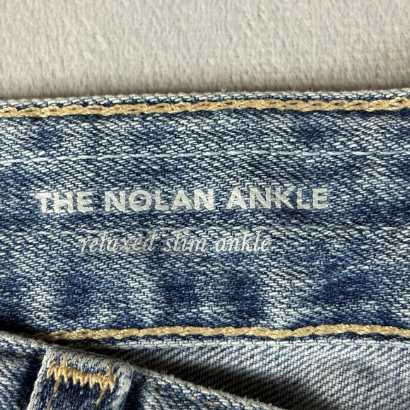 AG Adriano Goldschmied The Nolan Ankle Jeans 26R Relaxed Slim Ankle Distressed - Picture 5 of 12